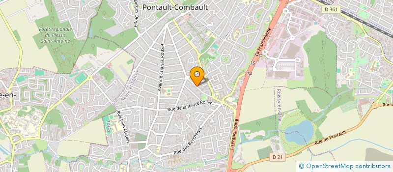 localisation de l'entreprise ANDREERNEST à PONTAULT-COMBAULT