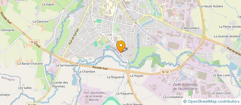 localisation de l'entreprise ANDREEV à FOUGERES