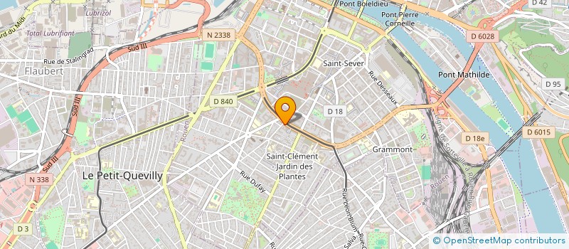 localisation de l'entreprise ANDREI à ROUEN