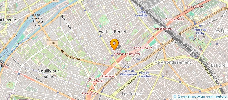 localisation de l'entreprise ANDREINI CONSULTING à LEVALLOIS-PERRET