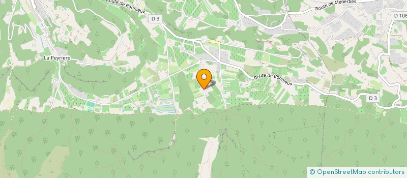 localisation de l'entreprise ANDREIS & ANDREIS  MENERBES