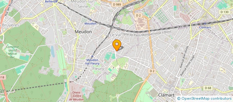 localisation de l'entreprise ANDREIX INVESTISSEMENT  MEUDON