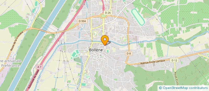 localisation de l'entreprise ANDREJO à BOLLENE