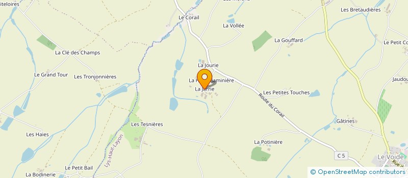 localisation de l'entreprise ANDRELEINE à LYS-HAUT-LAYON
