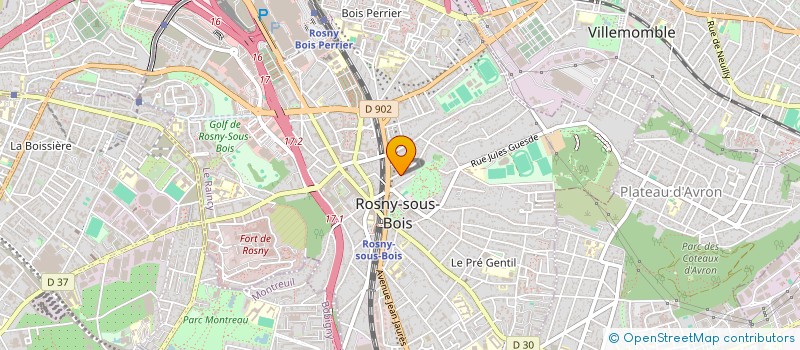 localisation de l'entreprise ANDRELYS  ROSNY-SOUS-BOIS