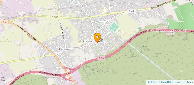 localisation de l'entreprise ANDRENAUD à GIGNAC-LA-NERTHE