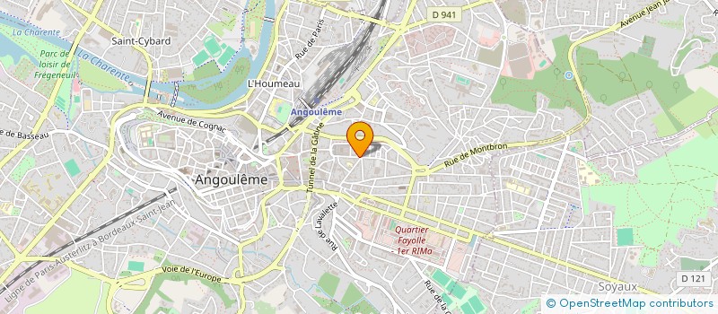 localisation de l'entreprise ANDRENE à ANGOULEME