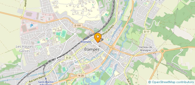 localisation de l'entreprise ANDRENOV à ETAMPES
