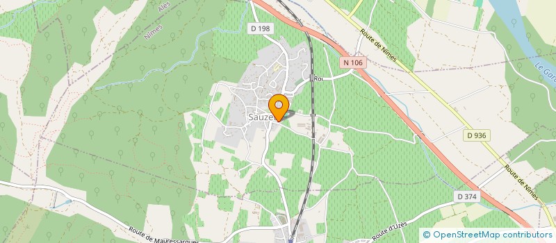 localisation de l'entreprise ANDREO METALLERIE à SAUZET