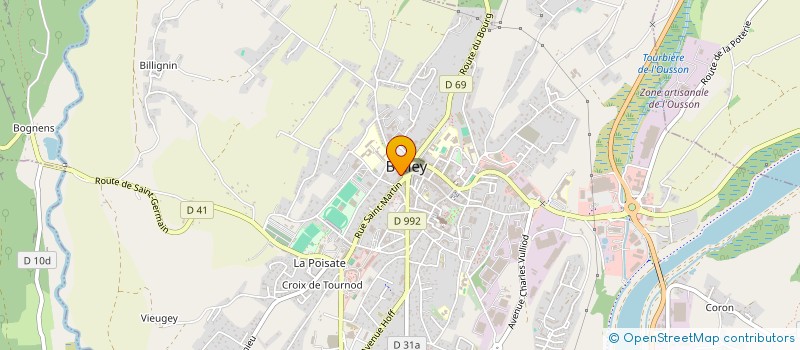 localisation de l'entreprise ANDREO TRANCHAND VALENTIN  BELLEY