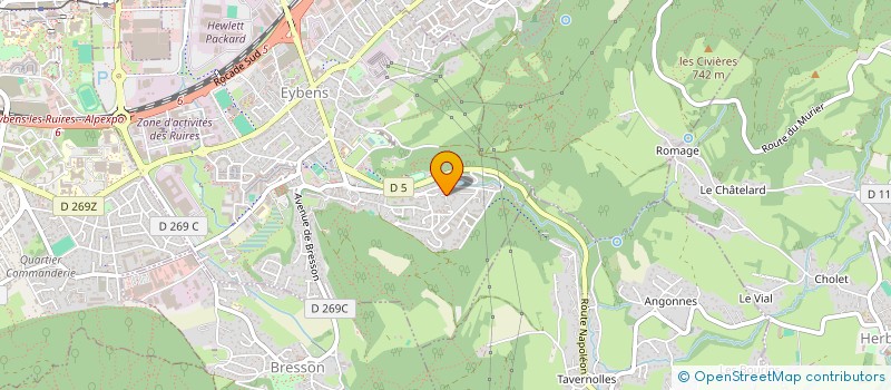 localisation de l'entreprise ANDREOLETY HOLDING à EYBENS