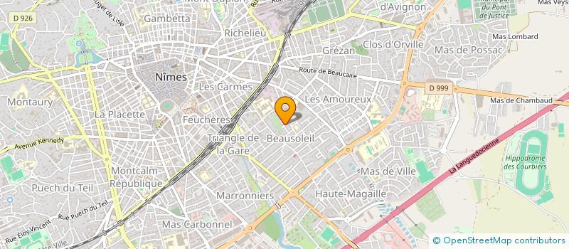 localisation de l'entreprise ANDREOREST  NIMES