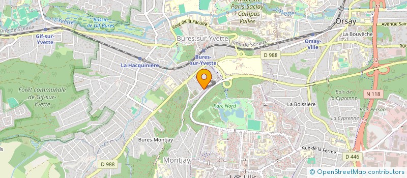 localisation de l'entreprise ANDRES 75 à BURES-SUR-YVETTE