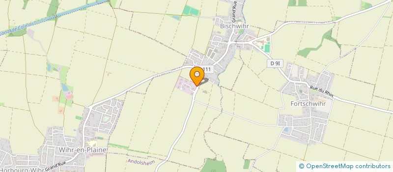 localisation de l'entreprise ANDRES  BISCHWIHR