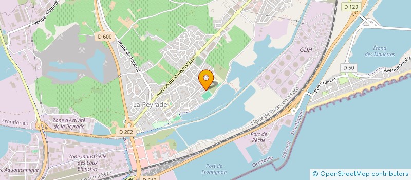 localisation de l'entreprise ANDRES AGENCY à FRONTIGNAN