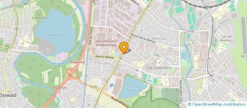 localisation de l'entreprise ANDRES DALOUZY à STRASBOURG