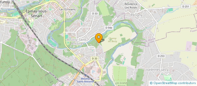 localisation de l'entreprise ANDRESS TRANSPORTS à BOUSSY-SAINT-ANTOINE