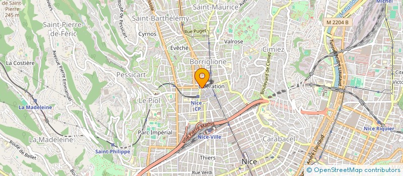 localisation de l'entreprise ANDRETITIA à NICE
