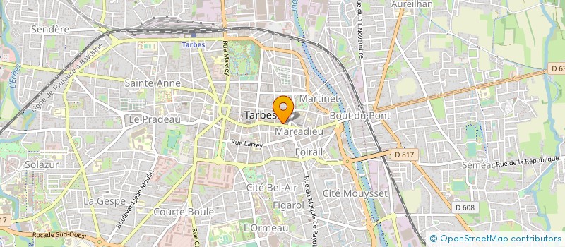 localisation de l'entreprise ANDREU à TARBES