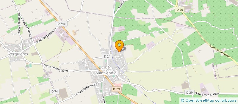 localisation de l'entreprise ANDREU ELECTRICITE  SAINT-ANDIOL