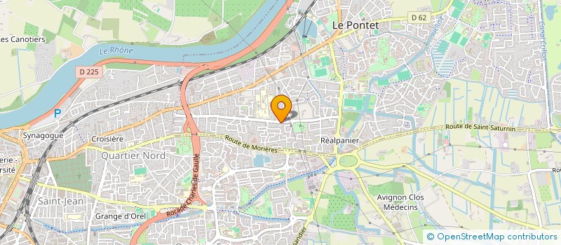 localisation de l'entreprise ANDRIA CAPISTRELLO  LE PONTET