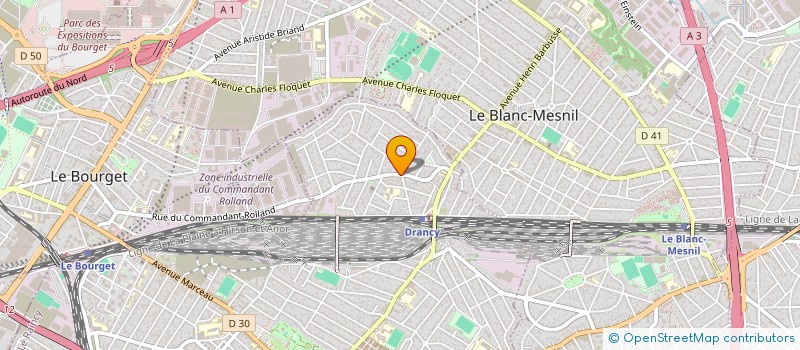 localisation de l'entreprise ANDRIA-TRANSPORTS à DRANCY