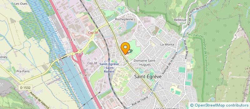 localisation de l'entreprise ANDRIAMASY TRANSPORT à SAINT-EGREVE