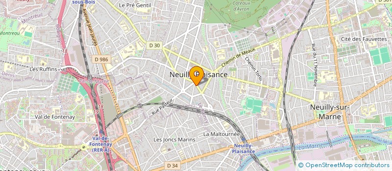 localisation de l'entreprise ANDRIAMBOAVONJY à NEUILLY-PLAISANCE