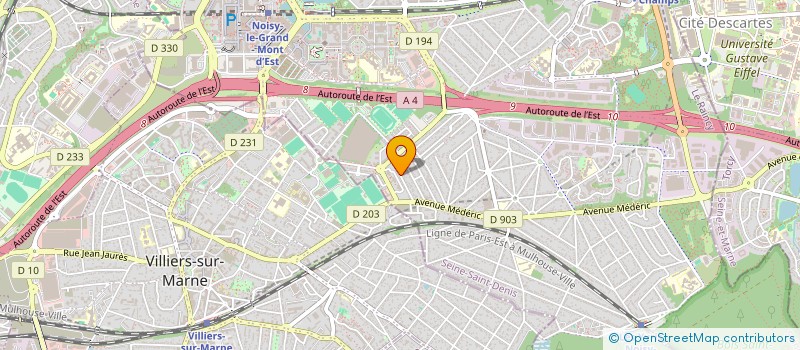localisation de l'entreprise ANDRIANA TRANSPORTS à NOISY-LE-GRAND