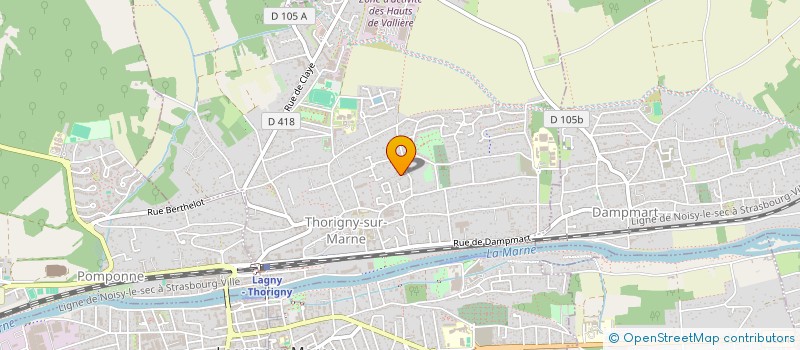 localisation de l'entreprise ANDRIANARISATA  THORIGNY-SUR-MARNE