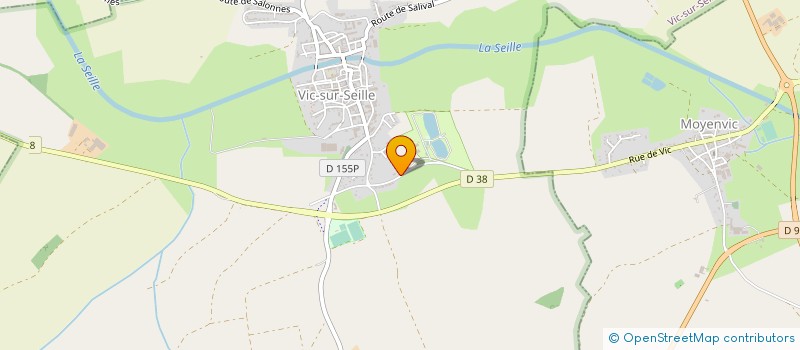 localisation de l'entreprise ANDRIANNE à VIC-SUR-SEILLE