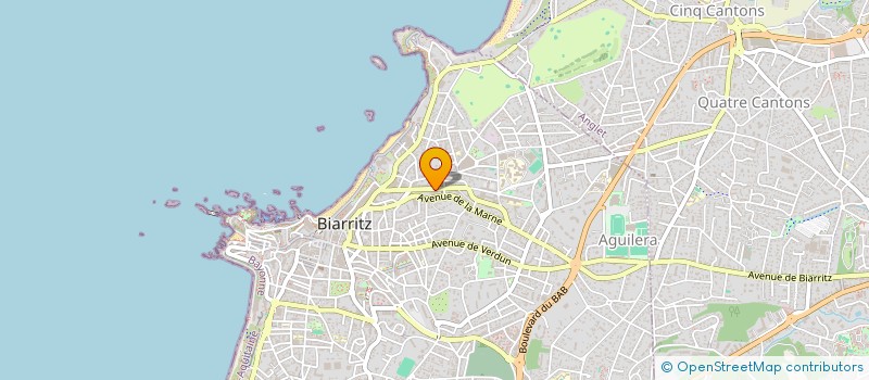 localisation de l'entreprise ANDRIANOFF à BIARRITZ