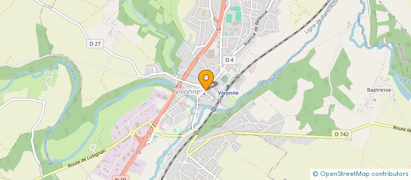localisation de l'entreprise ANDRIEU à VIVONNE