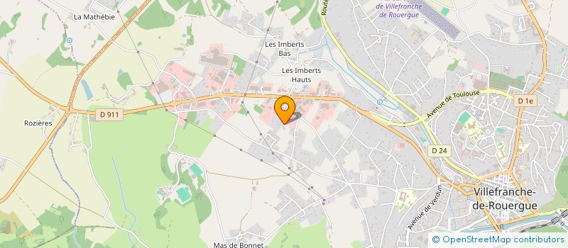 localisation de l'entreprise ANDRIEU AMIANTE à VILLEFRANCHE-DE-ROUERGUE