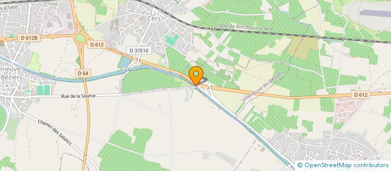 localisation de l'entreprise ANDRIEU ORGANISATION CONSEIL à VILLENEUVE-LES-BEZIERS