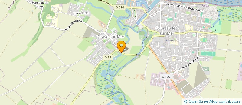 localisation de l'entreprise ANDRIEUX 2T  GRAYE-SUR-MER