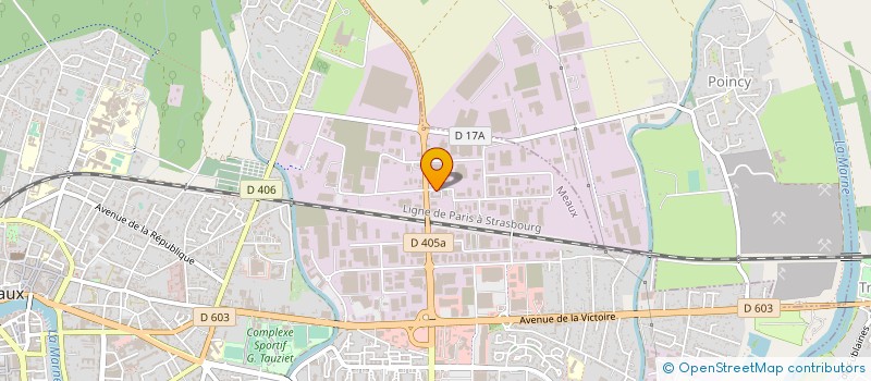 localisation de l'entreprise ANDRIEUX CONSULTING à MEAUX