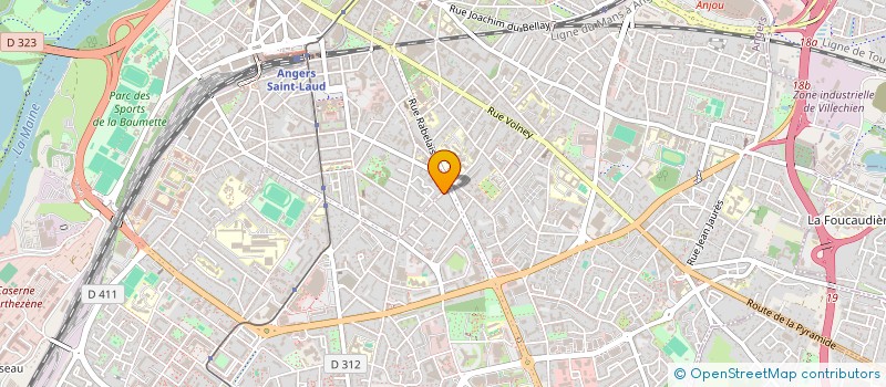 localisation de l'entreprise ANDRIEUX-DELAFOND à ANGERS