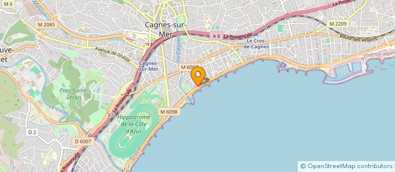 localisation de l'entreprise ANDRIEUX LMNP  CAGNES-SUR-MER
