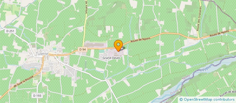 localisation de l'entreprise ANDRIEUX TP à TULETTE