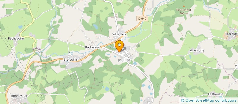 localisation de l'entreprise ANDRIGO à JOUILLAT