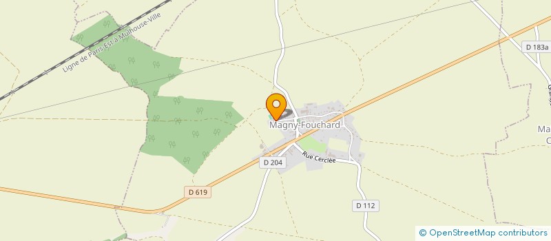 localisation de l'entreprise ANDRILU  MAGNY-FOUCHARD