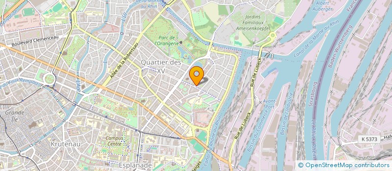 localisation de l'entreprise ANDRIMONT  STRASBOURG