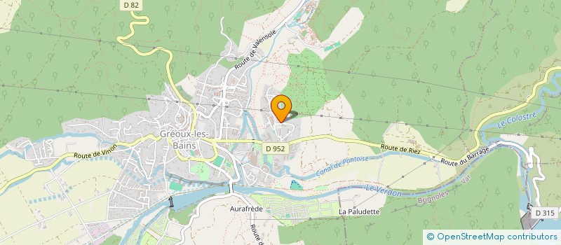localisation de l'entreprise ANDRIOLO RIFFAUD à GREOUX-LES-BAINS