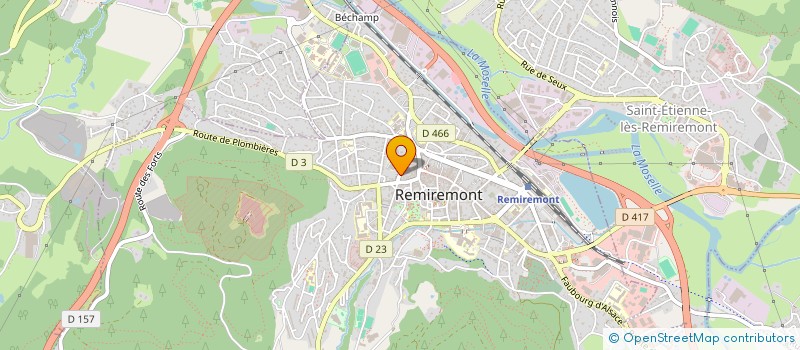 localisation de l'entreprise ANDRIOT  REMIREMONT