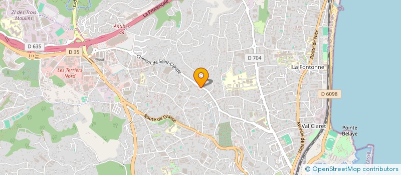 localisation de l'entreprise ANDRIOT AUTOMOBILES  ANTIBES