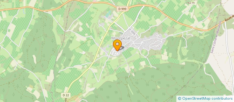 localisation de l'entreprise ANDRIUZZI FRERES à MONTPEZAT