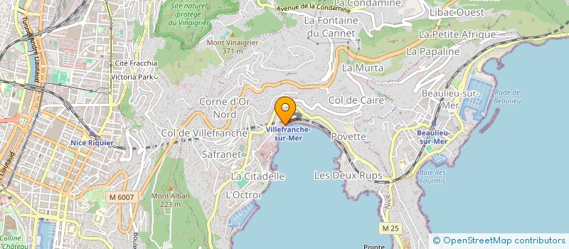 localisation de l'entreprise ANDRO & CO à VILLEFRANCHE-SUR-MER