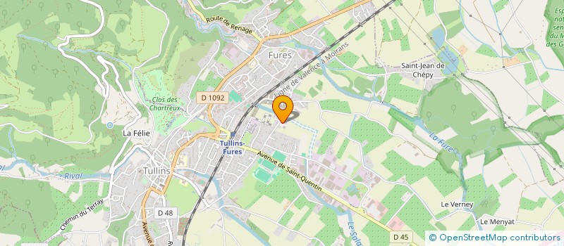 localisation de l'entreprise ANDRO FROID ASSISTANCE à TULLINS