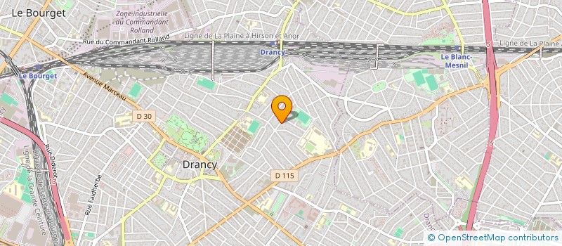localisation de l'entreprise ANDROBEN à DRANCY